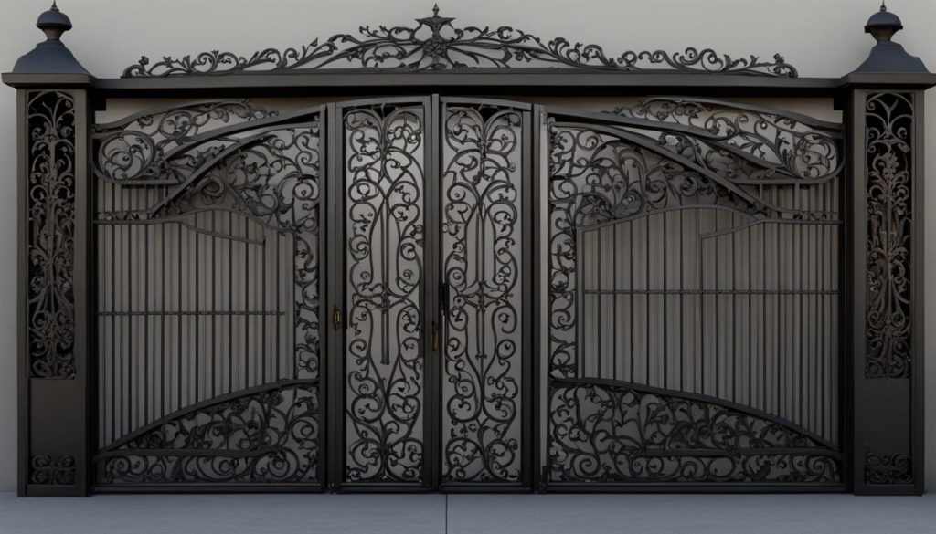 Hekwerk met ornamenten