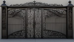 Hekwerk met ornamenten