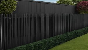 Hekwerk met strakke lijnen